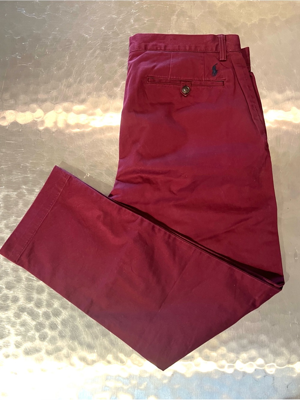Polo by Ralph Lauren Men's Deep Burgundy Chinos